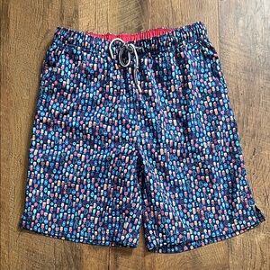Peter Millar Multicolor Patterned Athletic Shorts